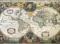 Nova Totius Terrarum Orbis Geographica Ac Hydrographica Tabula-Henricus Hondius-Giclee Print