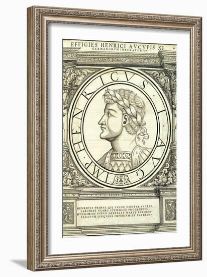 Henricus I Auceps-Hans Rudolf Manuel Deutsch-Framed Giclee Print