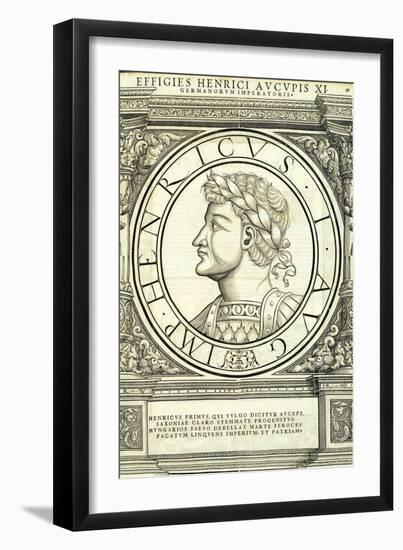 Henricus I Auceps-Hans Rudolf Manuel Deutsch-Framed Giclee Print