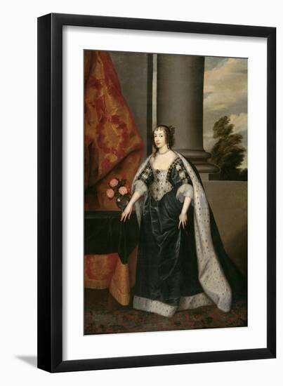 Henrietta Maria-Sir Anthony Van Dyck-Framed Giclee Print