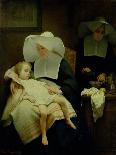 Waiting for Supper (Oil on Canvas)-Henriette Browne-Giclee Print