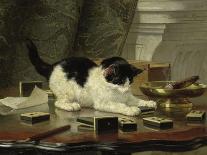 Mischief with a New Hat-Henriette Ronner-Knip-Giclee Print