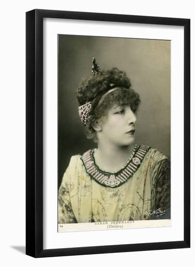 Henriette Rosine Bernard Aka Sarah Bernhardt (1844-1923) as “Théodora”, Play by Victorien Sardou, I-Paul Nadar-Framed Giclee Print