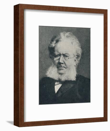 'Henrik Ibsen - In the Heyday of His Success', c1897, (c1925)-Unknown-Framed Photographic Print
