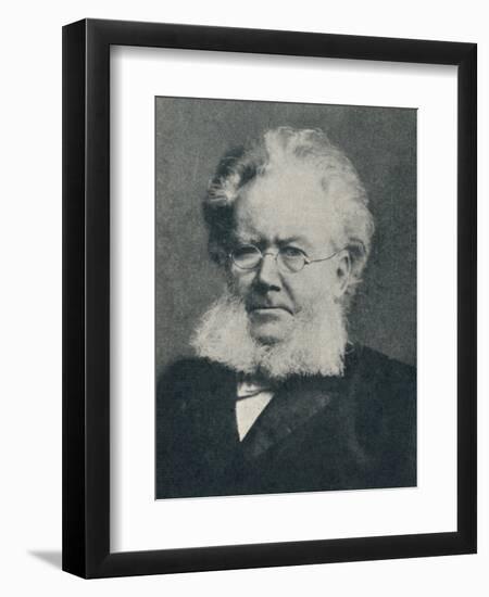 'Henrik Ibsen - In the Heyday of His Success', c1897, (c1925)-Unknown-Framed Photographic Print