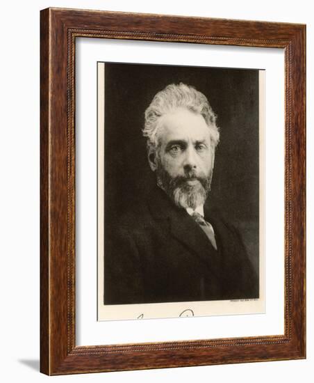 Henrik Pontoppidan Danish Novelist-null-Framed Photographic Print