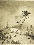 The War of the Worlds, a Martian Machine Over the Flooding Thames-Henrique Alvim Corr?a-Photographic Print