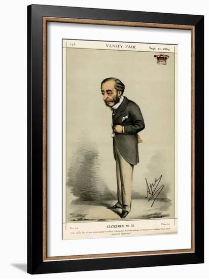 Henry 4th Earl Carnarvon-Carlo Pellegrini-Framed Art Print