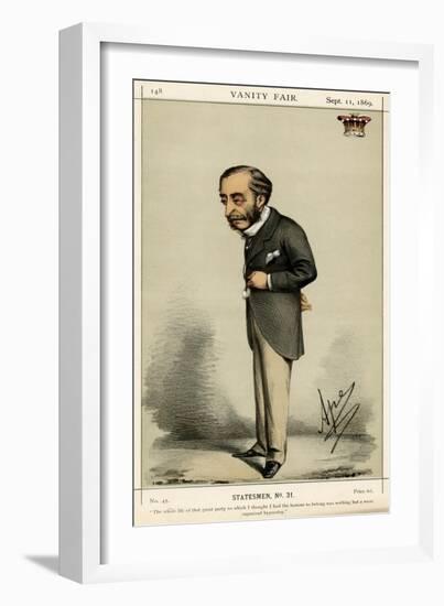 Henry 4th Earl Carnarvon-Carlo Pellegrini-Framed Art Print