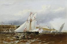 A Regatta at Plymouth, England-Henry A. Luscombe-Giclee Print