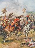 Charge of the 1st Life Guards at Waterloo, 18 June 1815, C.1890-Henry A. Payne-Giclee Print