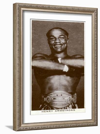 Henry Armstrong, American Boxer, 1938-null-Framed Giclee Print