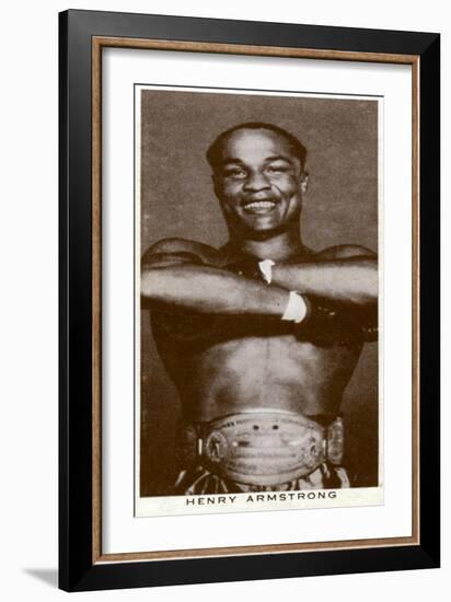 Henry Armstrong, American Boxer, 1938-null-Framed Giclee Print