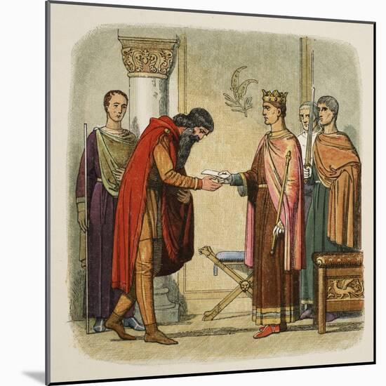 Henry Authorises Dermod to Levy Forces-James William Edmund Doyle-Mounted Giclee Print