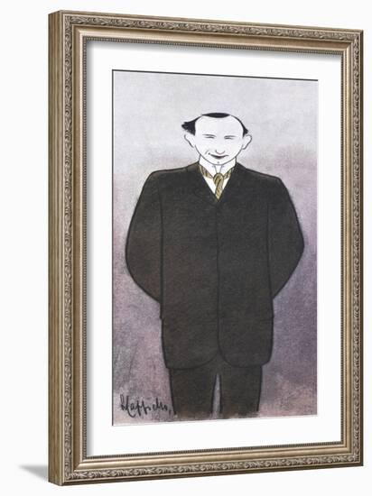 Henry Bataille - portrait-Leonetto Cappiello-Framed Giclee Print