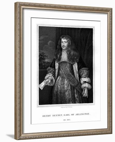 Henry Bennet, 1st Earl of Arlington, English Statesman-TA Dean-Framed Giclee Print