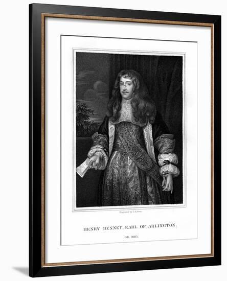 Henry Bennet, 1st Earl of Arlington, English Statesman-TA Dean-Framed Giclee Print