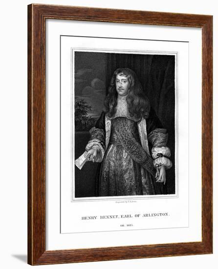 Henry Bennet, 1st Earl of Arlington, English Statesman-TA Dean-Framed Giclee Print