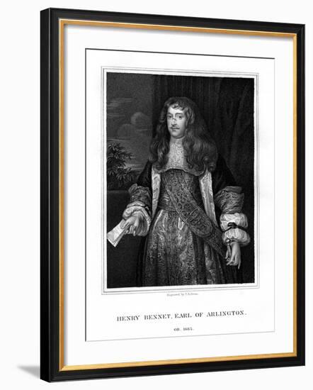 Henry Bennet, 1st Earl of Arlington, English Statesman-TA Dean-Framed Giclee Print