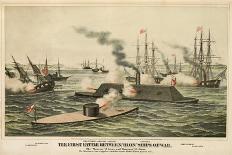 The First Battle Between 'Iron' Ships of War, Published C.1862-Henry Bill-Premier Image Canvas