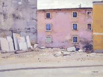 A Street in Carrara-Henry Bishop-Framed Premier Image Canvas