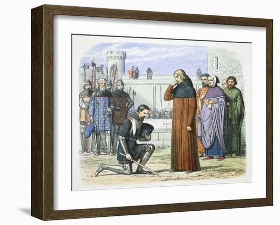 Henry Bolingbroke demanding the throne of Richard II of England, Flint, Wales, 1399 (1864)-James William Edmund Doyle-Framed Giclee Print