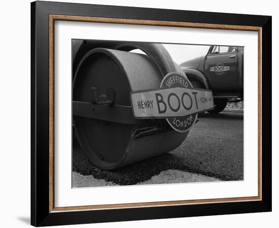 Henry Boot Road Roller and a Bedford A3S Tipper, 1955-Michael Walters-Framed Photographic Print