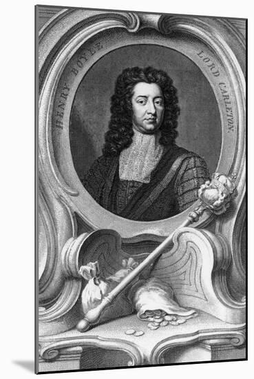 Henry Boyle, Lord Carleton, 1740-Godfrey Kneller-Mounted Giclee Print