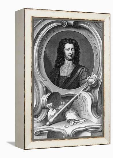 Henry Boyle, Lord Carleton, 1740-Godfrey Kneller-Framed Premier Image Canvas