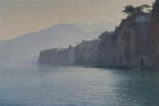 Capri, côte escarpée vue de la mer-Henry Brokman-Framed Giclee Print