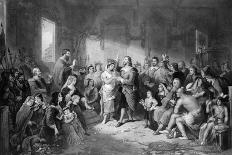 The Marriage of Pocahontas (C.1595-1617) Engraved by John C. Mccrae-Henry Brueckner-Premier Image Canvas