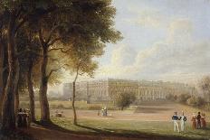 A View of Hampton Court Palace, 1827 (One of a Pair)-Henry Bryan Ziegler-Giclee Print