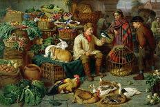 Market Scene-Henry Charles Bryant-Premier Image Canvas