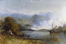 Just Arrived by the Sloop (In the Conway Valley, North Wales), 1889-Henry Clarence Whaite-Framed Giclee Print