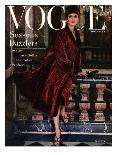 Vogue Cover - November 1955-Henry Clarke-Premium Giclee Print