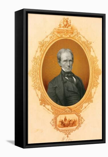 Henry Clay, American Politician-Science Source-Framed Premier Image Canvas