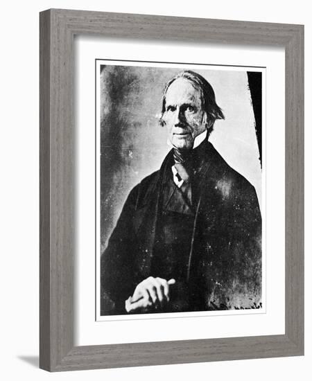 Henry Clay, American Statesman, 1850-MATHEW B BRADY-Framed Giclee Print