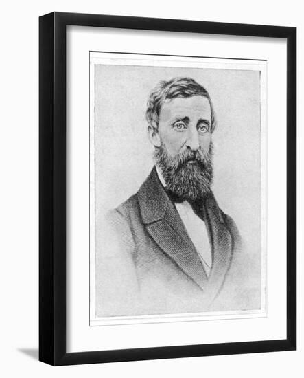 Henry David Thoreau American Writer-null-Framed Photographic Print