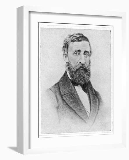 Henry David Thoreau American Writer-null-Framed Photographic Print