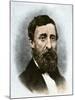 Henry David Thoreau at Age 43-null-Mounted Giclee Print