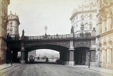 View of Holborn Viaduct from Farringdon Street, Looking North, City of London, 1870-Henry Dixon-Photographic Print