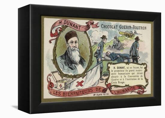 Henry Dunant, Swiss Businessman and Social Activist-null-Framed Premier Image Canvas