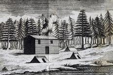 Wooden Hut on Shore of Hudson Bay-Henry Ellis-Framed Giclee Print