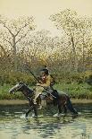 Indian on Horseback, 1905-Henry F. Farny-Framed Giclee Print