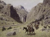 Through the Mountains-Henry F. Farny-Giclee Print