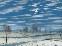 Winter Scene in Moonlight, 1869-Henry Farrer-Giclee Print
