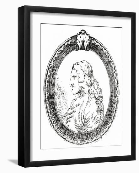 Henry Fielding - portrait-William Hogarth-Framed Giclee Print