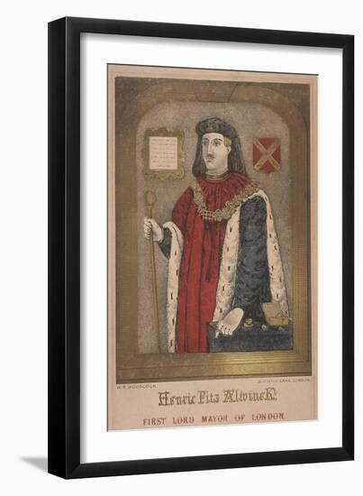 Henry Fitzailwin, C1850-WR Woodcock-Framed Giclee Print