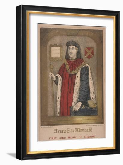 Henry Fitzailwin, C1850-WR Woodcock-Framed Giclee Print