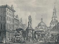 View of the Stocks Market, Poultry, City of London, 1753-Henry Fletcher-Giclee Print